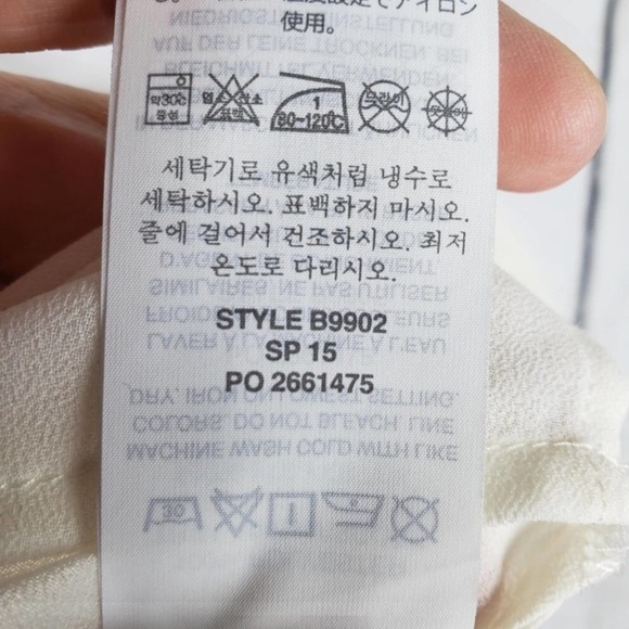 J. CREW Grosgrain Ribbon Trimmed Top - Picture 7 of 8